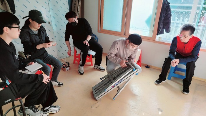 어알아 수강생 인테리어 필름 현장 수업