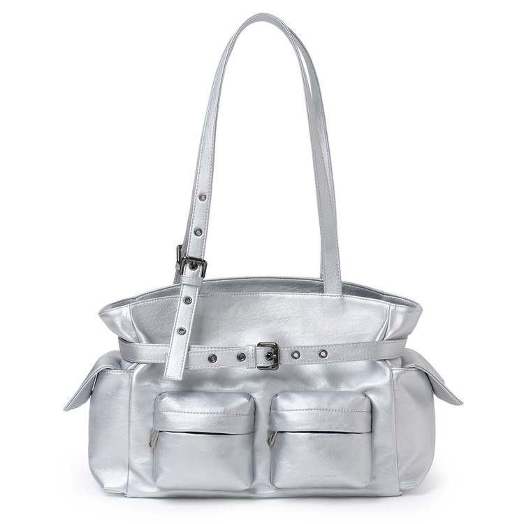 코르셋백 pocket corset bag M chrome : SAMO ONDOH