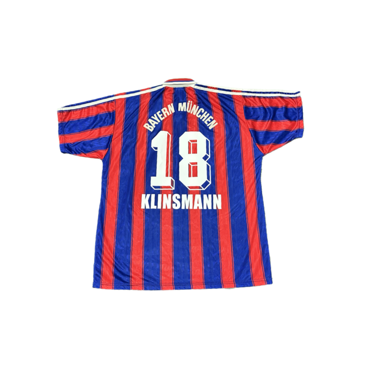 Homme Maillot domicile rétro Bayern Munich 1995/97 Klinsmann #18