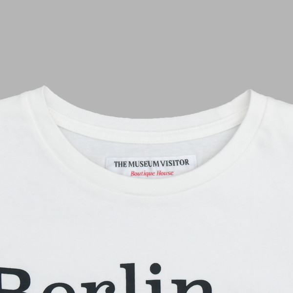 ◆THE MUSEUM VISITOR◆ PATCHWORK SIX HEART TSHIRT WHITE 1566 PATCHWORK SIX HEART T-SHIRT (WHITE) : THE MUSEUM VISITOR