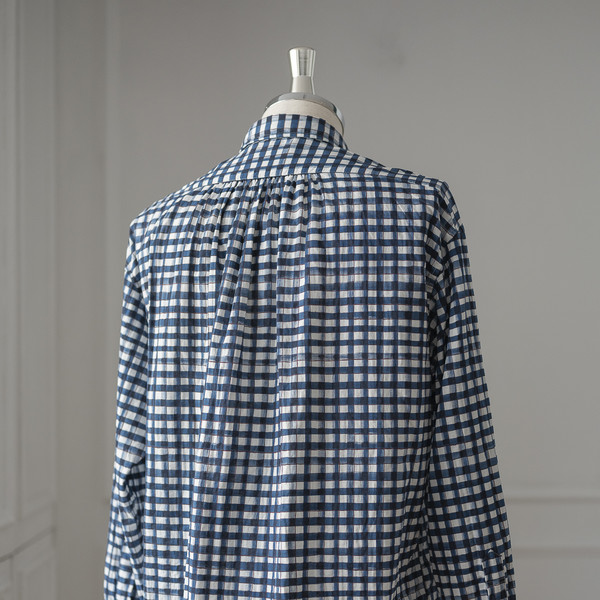 Porter Classic [포터 클래식] - Roll Up 水彩 Gingham Shirt : W2KEND