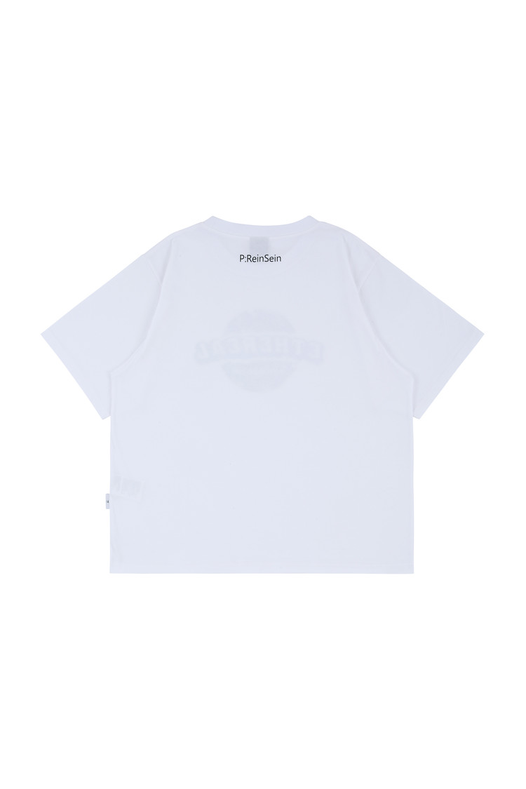 black vintage overfit short sleeve t-shirts : P:ReinSein_global