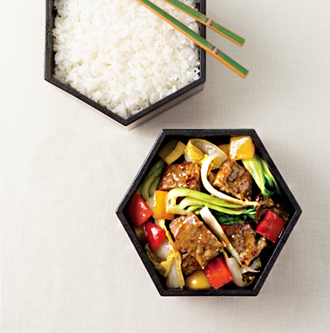 채소 고기산적 볶음 : Recipe