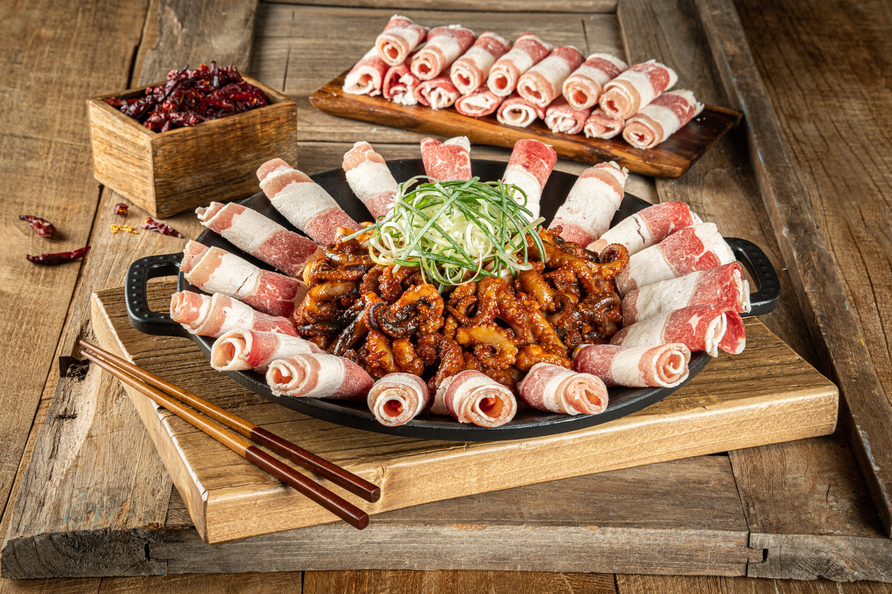 황금쭈꾸미지 우삼겹쭈꾸미 메뉴 이미지