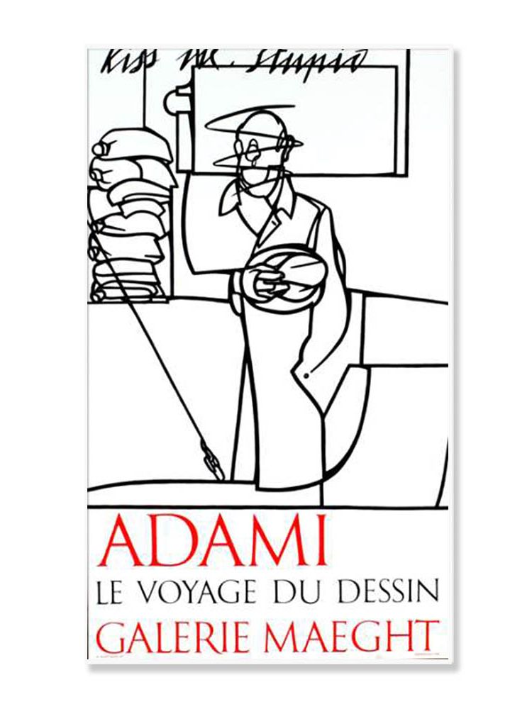 アート・デザイン・音楽 Valerio Adami : le voyage du dessin Le Voyage Du Dessin - Galerie Maeght | Valerio Adami | RoGallery