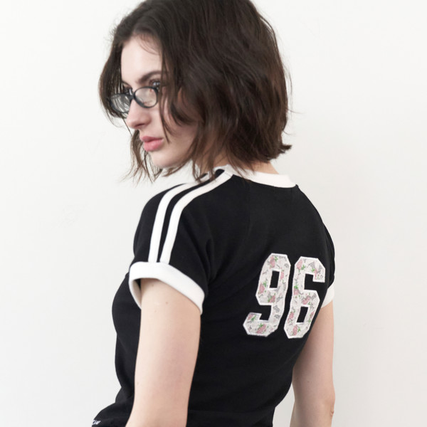 ★ROCKCAKE★SPORTS 96 LACE CROP TOP MUSINSA | ROCKCAKE Sports 96 Lace Crop Top - Charcoal