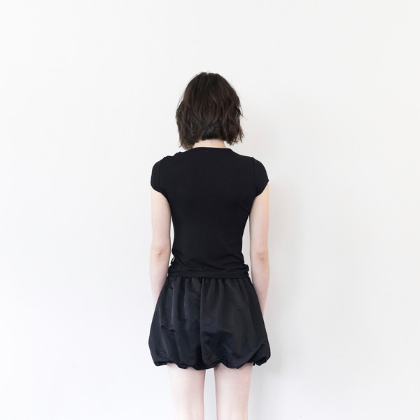 【韓国★ROCKCAKE】Nylon Shirred Balloon Skirt MUSINSA | ROCKCAKE Nylon Shirred Balloon Skirt - Black