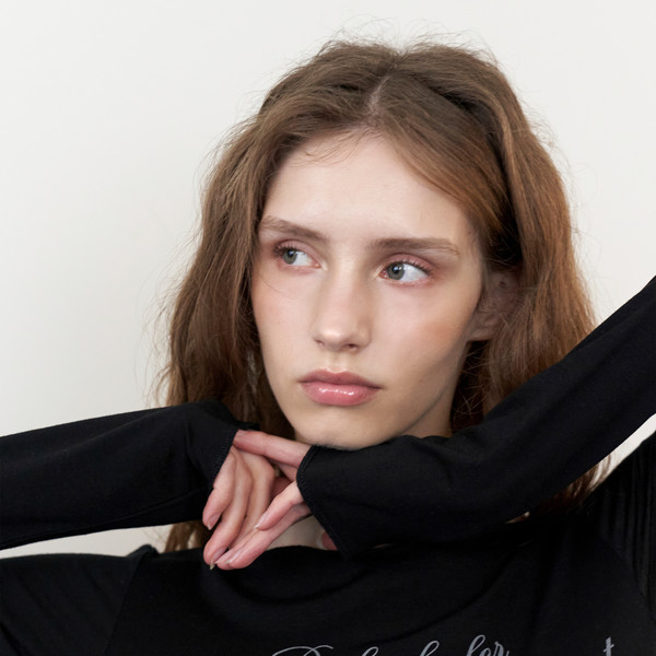 新品未開封【ROCKCAKE】Cursive Mesh Top - Black ROCK CAKE】Cursive Mesh Top | OUR BRAND,ROCK CAKE | PRESSING
