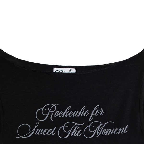 新品未開封【ROCKCAKE】Cursive Mesh Top - Black ROCK CAKE】Cursive Mesh Top | OUR BRAND,ROCK CAKE | PRESSING