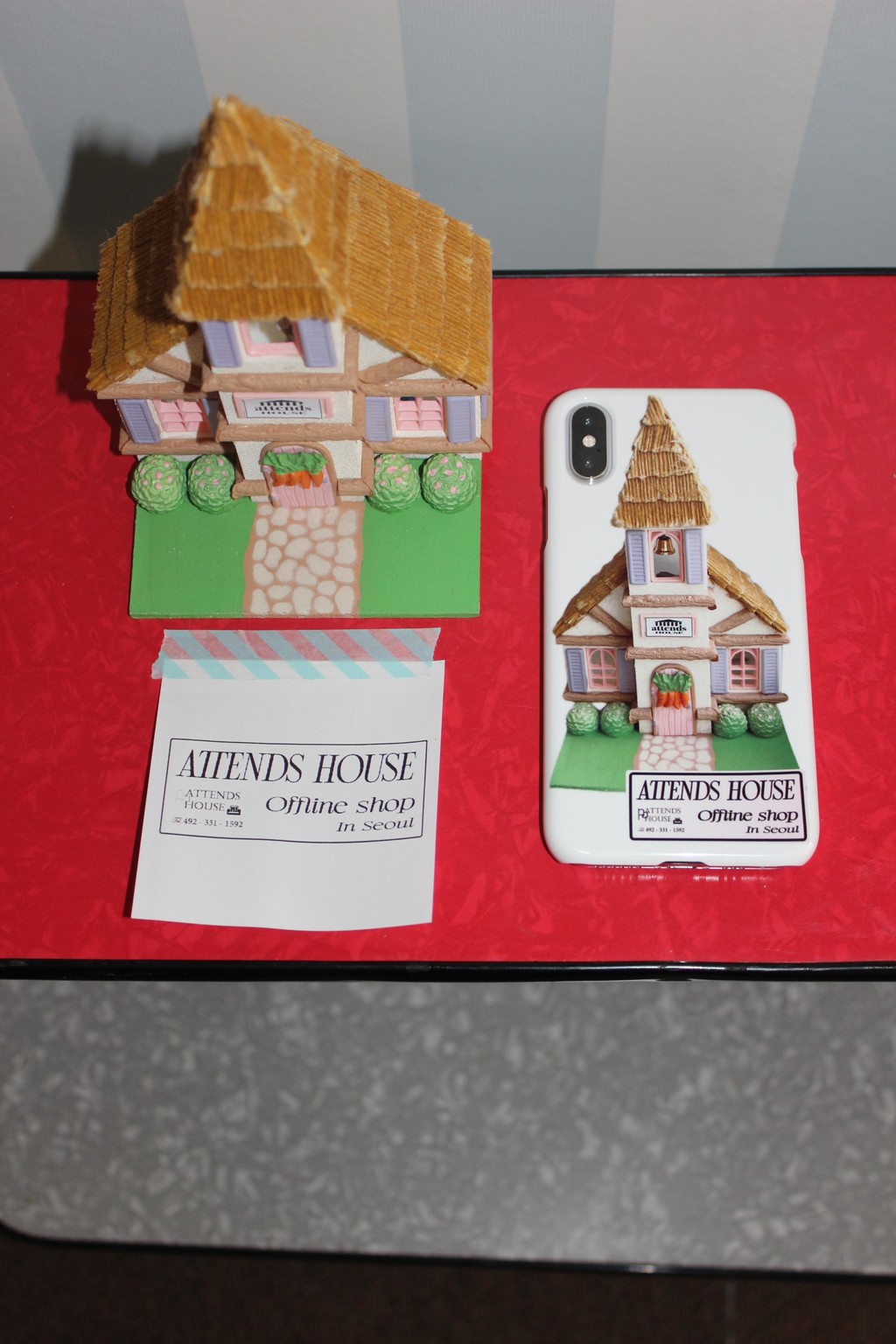 【韓国 Attends】ATTENDS HOUSE MINIATURE CASE ATTENDS HOUSE MINIATURE Case : attendsKR