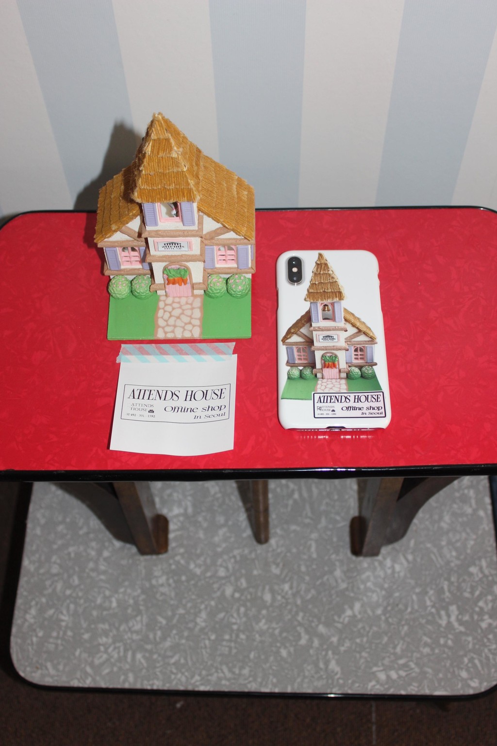 【韓国 Attends】ATTENDS HOUSE MINIATURE CASE ATTENDS HOUSE MINIATURE Case : attendsKR