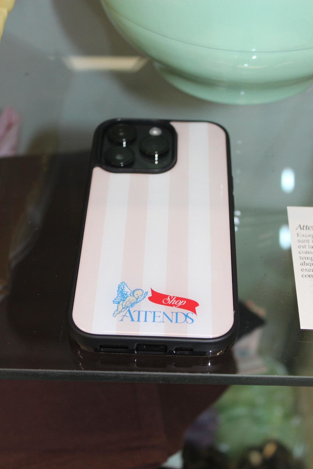 【韓国Attends アテンズ】Signiture stripe epoxy case Signiture Stripe Epoxy Case - 감도 깊은 취향 셀렉트샵 29CM