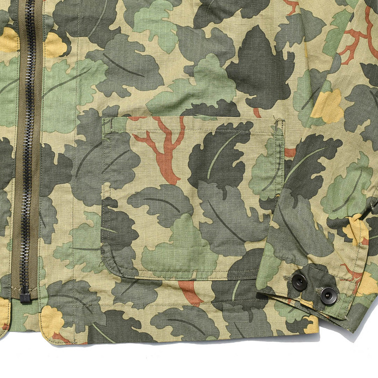 24S-PCMC1 ] Military Engineer Jacket [Leaf Camo] : Semi