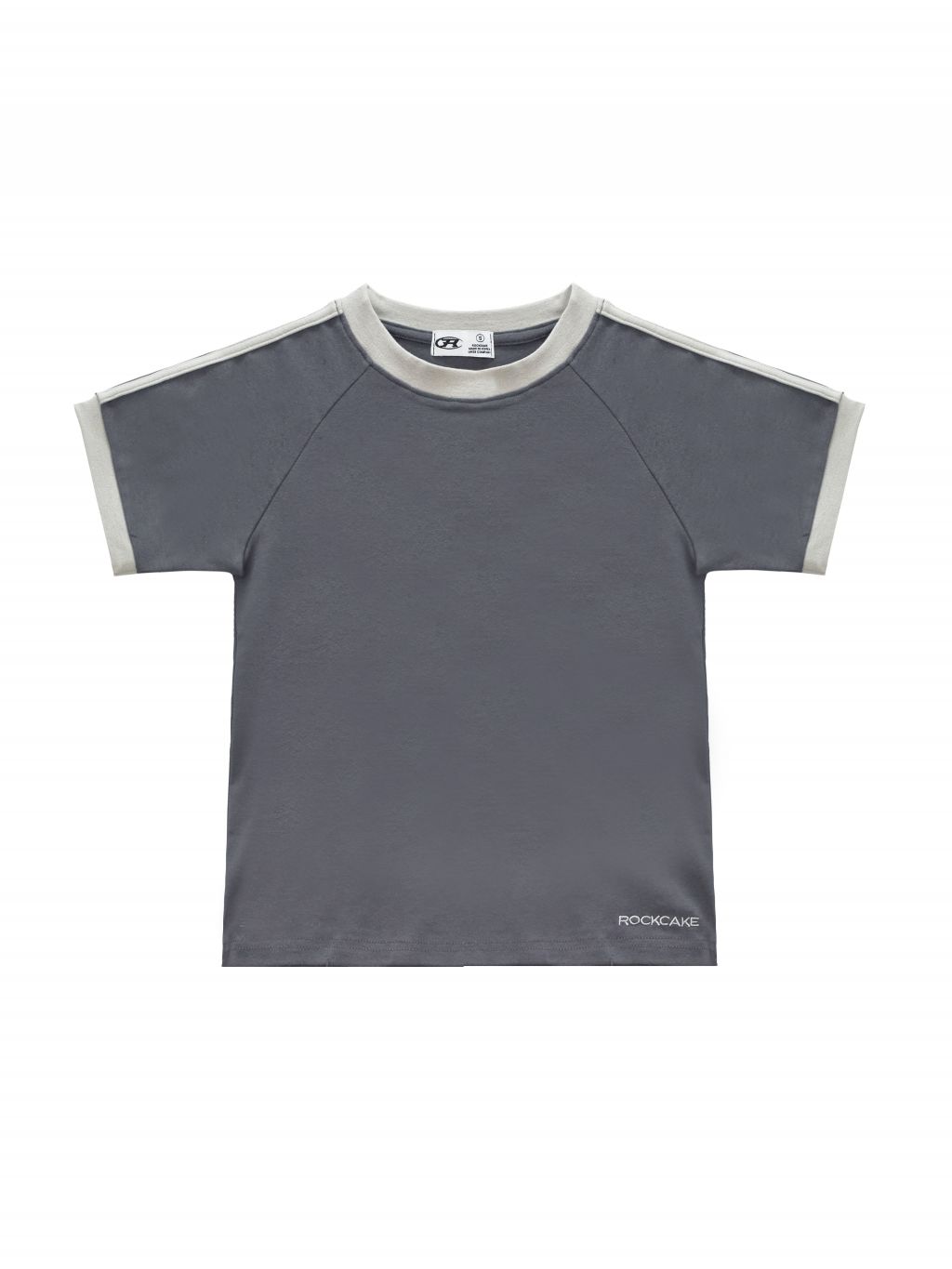 Sports 96 Lace Crop Top - Charcoal : 락케이크 Rock Cake