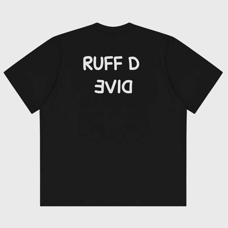 Basic Logo T-Shirt Black : Ruff D Dive