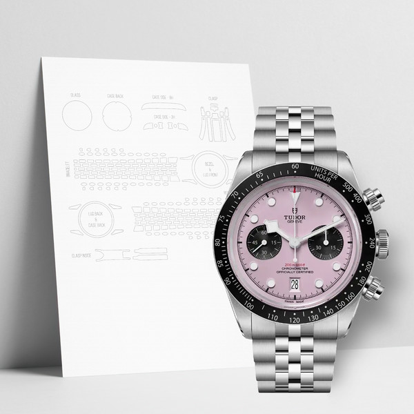 WATCHSHELLS TUDOR BLACK BAY CHRONO M79360N-0019 41MM WATCH 