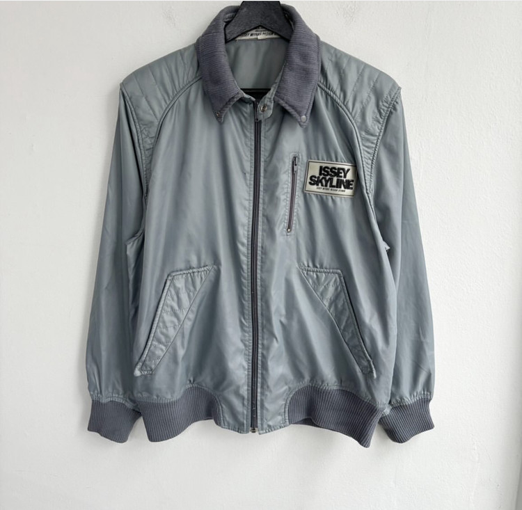 80s ISSEY SKYLINE ナイロンジャケット Issey Miyake Skyline Racing Jacket 1980's The “Skyline” line was a