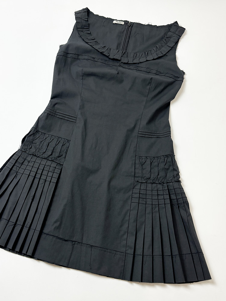 2007 MIU MIU PLEATS MID DRESS : oaens