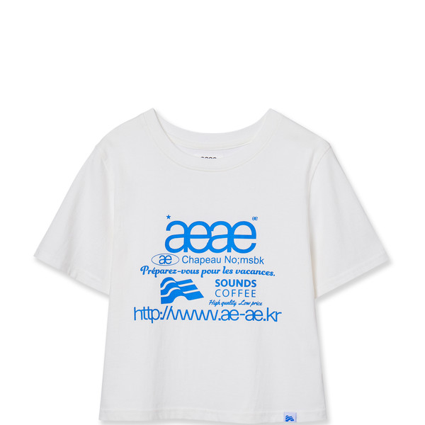 Collaboration] aeae ♥ 사운즈커피 콜라보 티셔츠 2종 한정수량