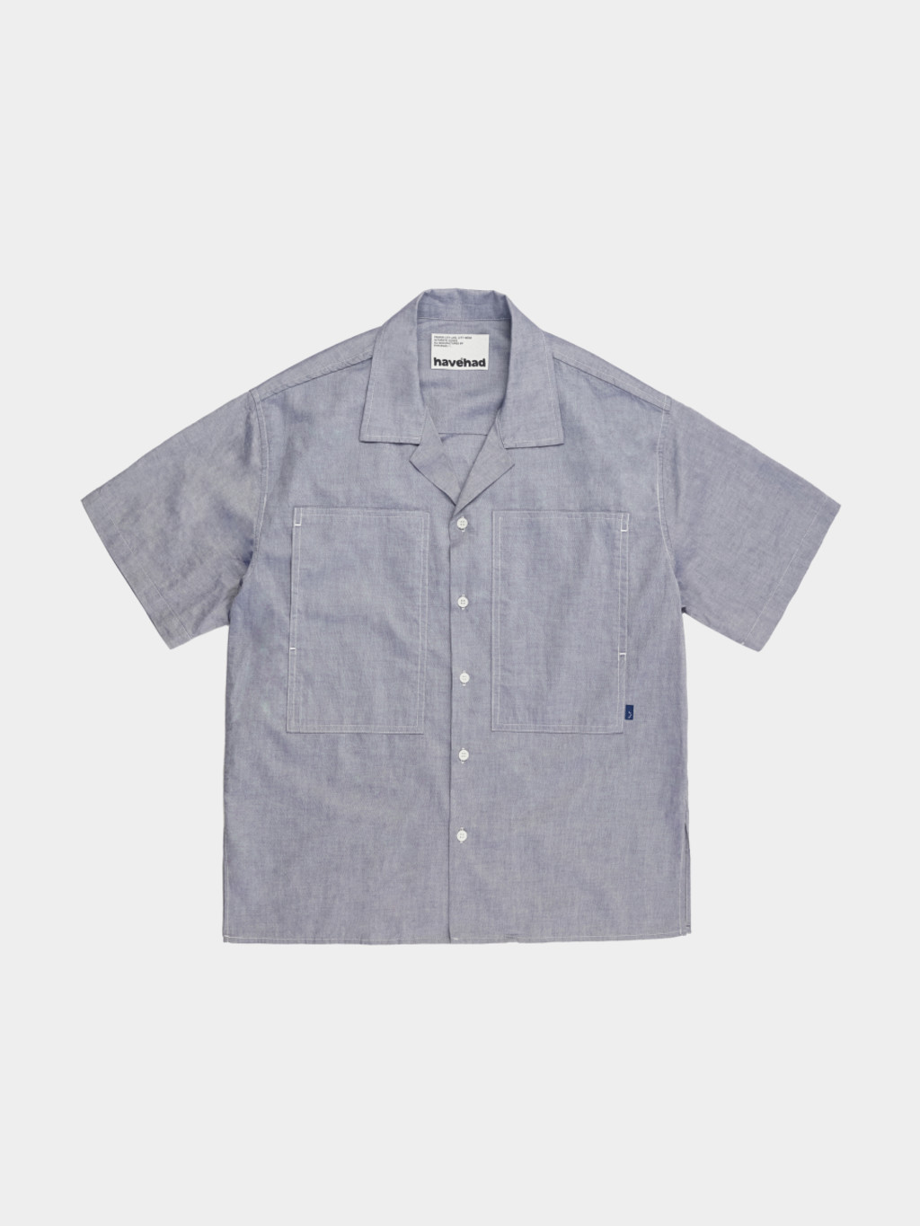 Double Pocket Shambray Shirts (Blue) : Havehad Global