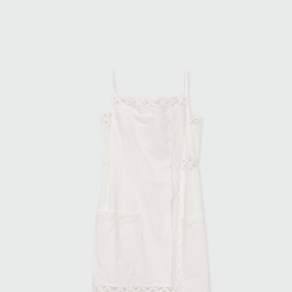 [送料込] YONIKA Lace-trim Top YONIKA Lace-trim Top - White : EENK