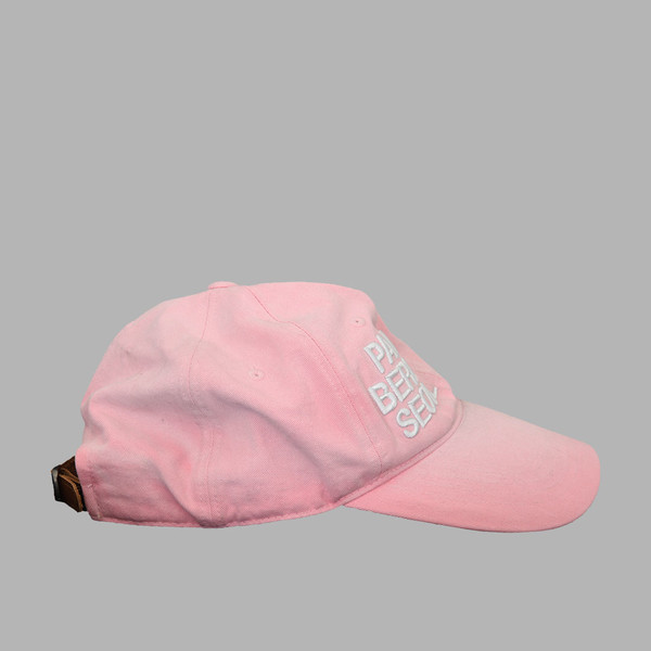 キャップ THE MUSEUM VISITOR SMILE LOGO WASHED BALLCAP PINK 13796 SMILE LOGO WASHED BALLCAP (PINK) : THE MUSEUM VISITOR