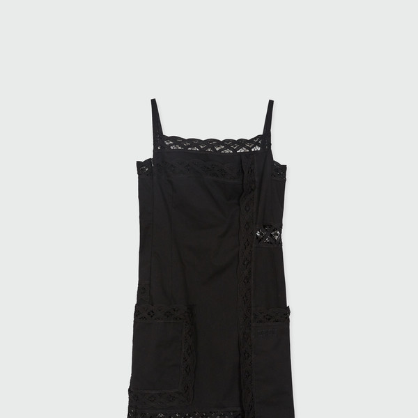[送料込] YONIKA Lace-trim Top YONIKA Lace-trim Top - Black : EENK