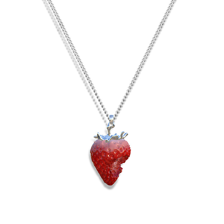 1JINNSTUDIO Strawberry Natural Baroque Pearl Necklace : 유스