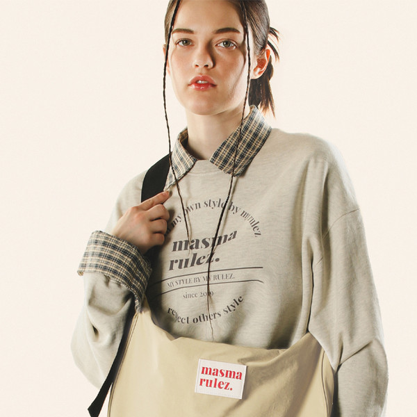 ◆masmarulez◆ Halfmoon cross bag Gray 5007509820 MUSINSA | MASMARULEZ Halfmoon cross bag _ Gray