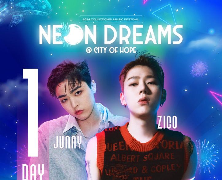 NEON DREAMS COUNTDOWN FESTIVAL Casting. JUNNY , ZICO 