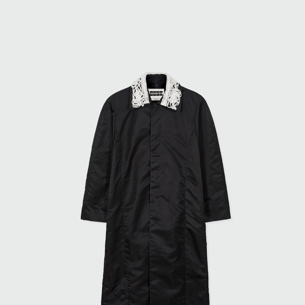 【EENK】YELLISA Single-breasted Coat With Detachable Lace YELLISA Single-breasted Coat With Detachable Lace Collar