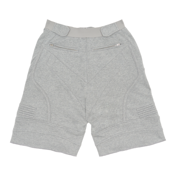 【604SERVICE】BIKER BANDING SWEAT SHORT IN WHITE BIKER BANDING SWEAT SHORT IN WHITE : 604SERVICE