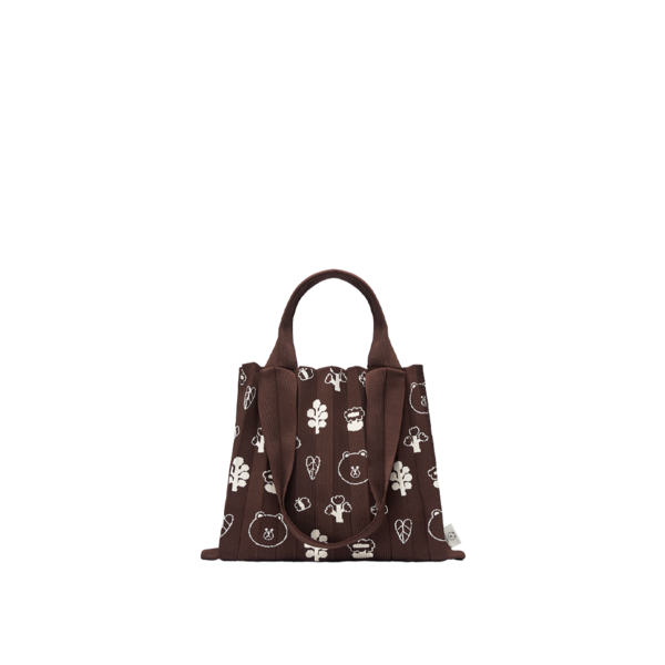 PLEATS MAMA 正規品関税込み LINE FRIENDS EDITION 2WAY SHOPPER LINE FRIENDS Edition] 2Way Shopper Bag Cream : PLEATSMAMA