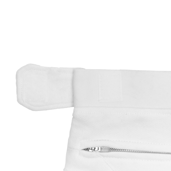 ONLY 4 LEFT ] BIKER BANDING SWEAT PANTY IN WHITE : 604SERVICE