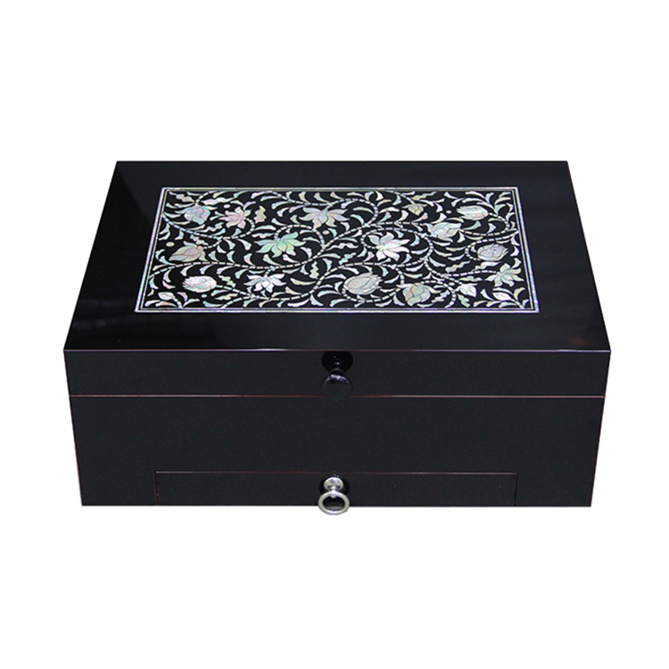 Lotus Motif Ottchil Watch Chest