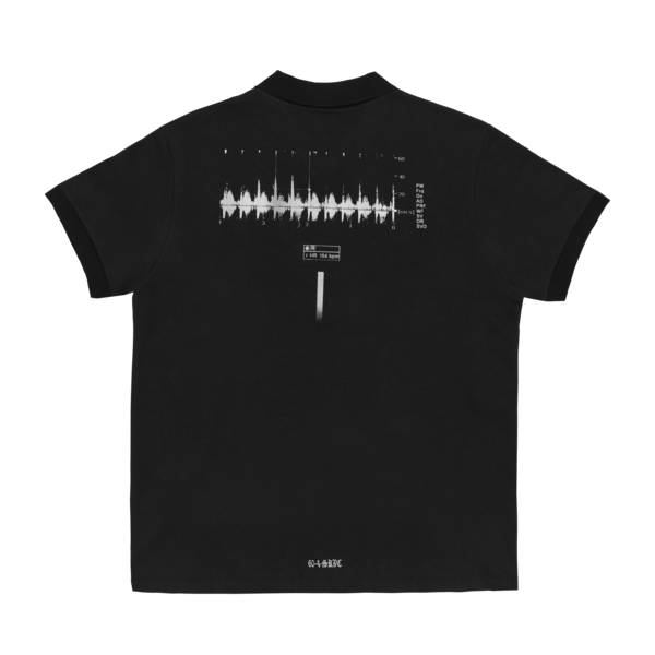 【604SERVICE】ALIEN NT SCAN OVER COLLAR T SHIRT IN BLACK ONLY 4 LEFT ] ALIEN NT SCAN OVER COLLAR T SHIRT IN BLACK