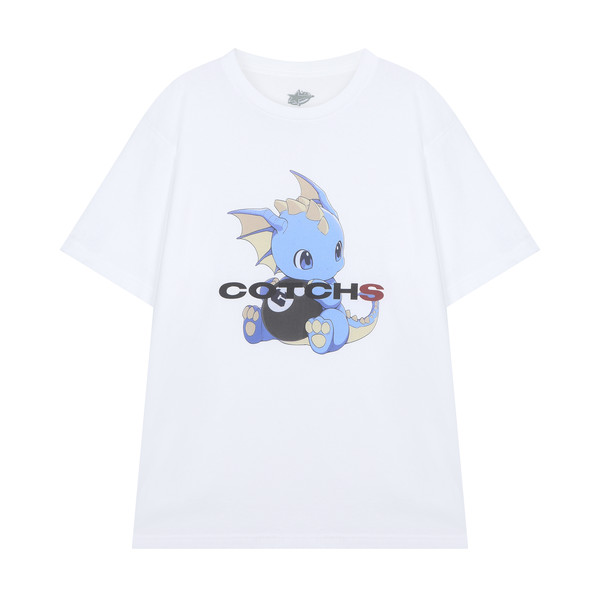 【COTCHS】PLUBEE T-SHIRT PLUBEE T-SHIRT BLACK : COTCHS 카치스