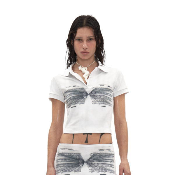 STRESSED MUSICIAN SLIM COLLAR T SHIRT : 604SERVICE