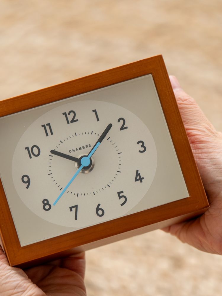 HINOKI TABLE CLOCK : moromoro (모로모로 오브제)