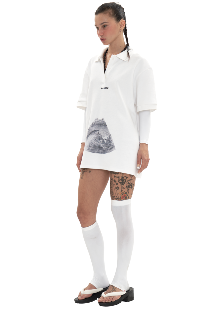 【604service】NT SCAN MICRO SHORT ONLY 2 LEFT ] NT SCAN MICRO SHORT IN WHITE : 604SERVICE