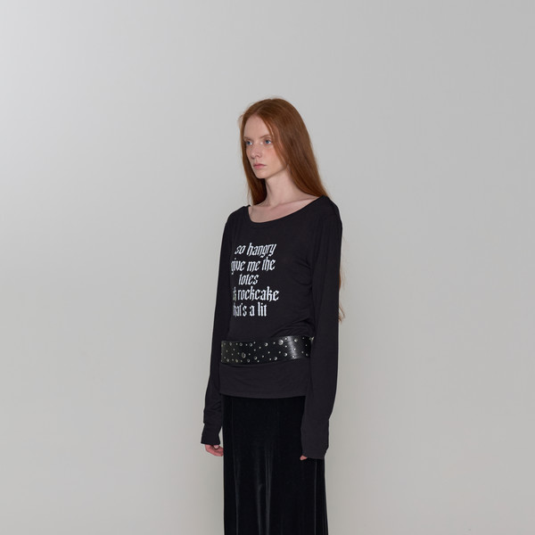 Funk Mesh Top - Black : 락케이크 Rock Cake
