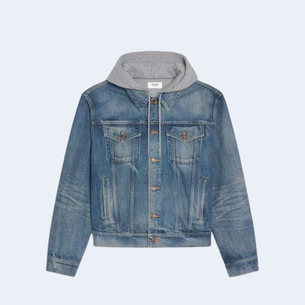 셀린느 유니언 워시 데님 트러커 자켓