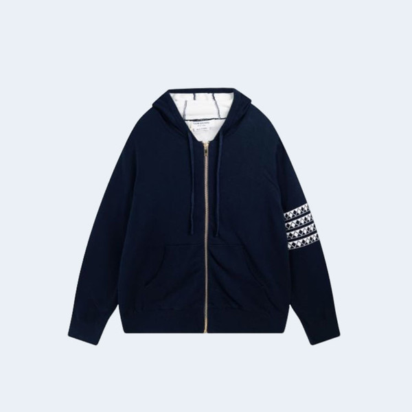 톰브라운 헥터 스웨터 후드 집업