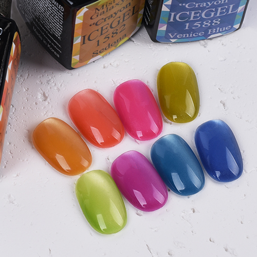 ICEGEL Mist Whisper Star Galaxy Clear - cat eye gel polish