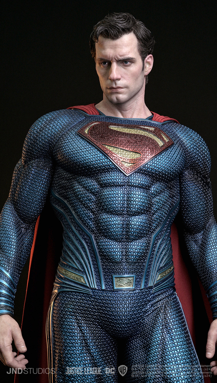 Last Chance] 1:3 Scale Justice League Superman Blue + Black