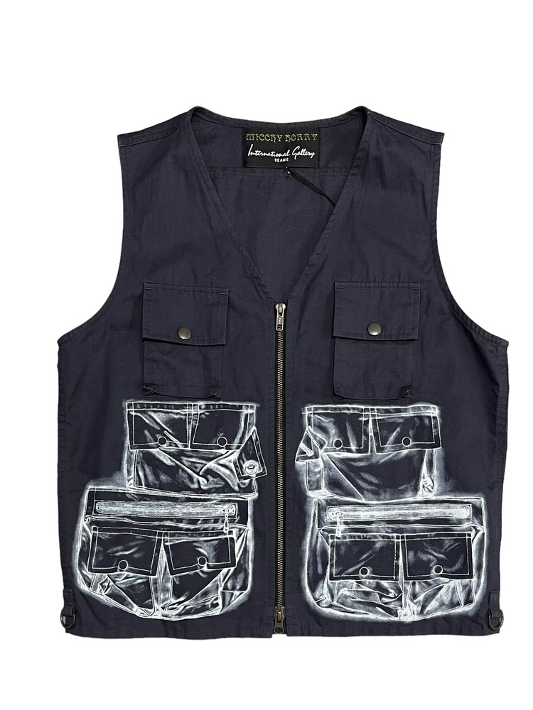 INTERNATIONAL GALLERY BEAMS x MICCHY HORRY vest : RAG STORE