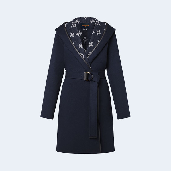 LOUIS VUITTON 루이비통 시그니처 후디드 랩 코트 1ABQOG ▶매장-890만원대◀