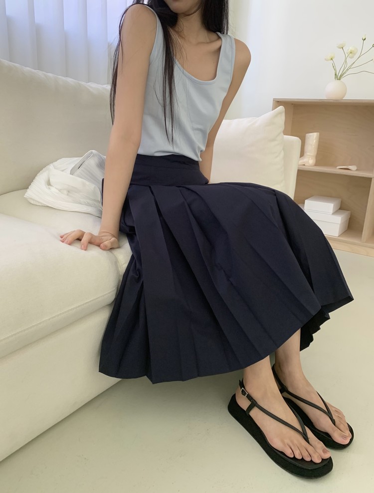 Cozy pleats skirt (2c) : randonnee