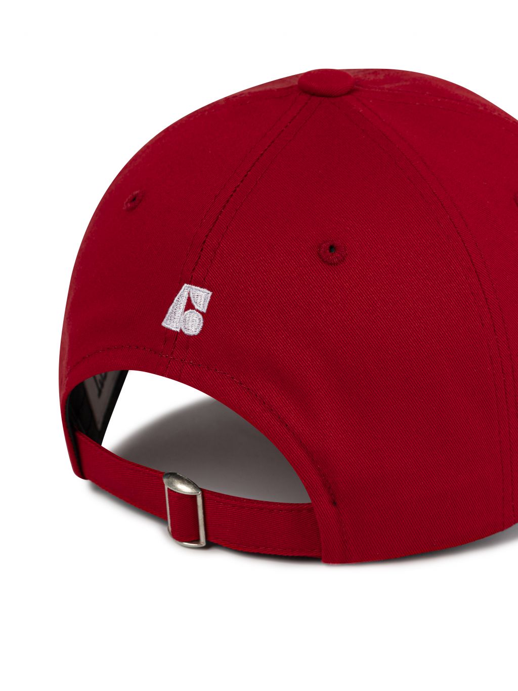 Applique Twill Logo Ball Cap - Red : ONRID PROJECT 온리드