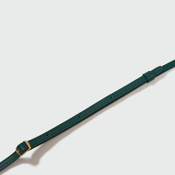 【EENK】Phone Case with Leather Strap - Croco Green Phone Case with Leather Strap Croco Green : EENK SHOP